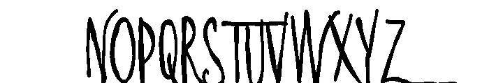 PN Otherworldly Condensed Font UPPERCASE