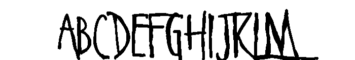 PN Otherworldly Font UPPERCASE