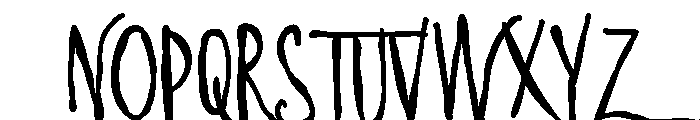 PN Otherworldly Font UPPERCASE