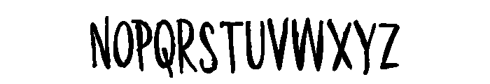 PN Otherworldly Font LOWERCASE