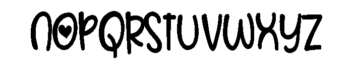 PN Overenamored Condensed Font LOWERCASE