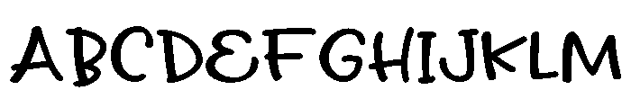 PN Overenamored Expanded Font UPPERCASE