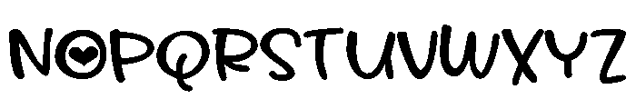 PN Overenamored Expanded Font UPPERCASE