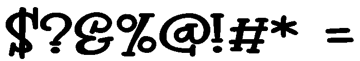 PN Overenamored Serif Expanded Font OTHER CHARS