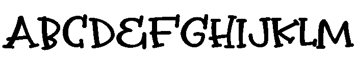 PN Overenamored Serif Expanded Font UPPERCASE