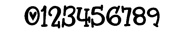 PN Overenamored Serif Font OTHER CHARS