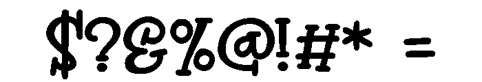 PN Overenamored Serif Font OTHER CHARS