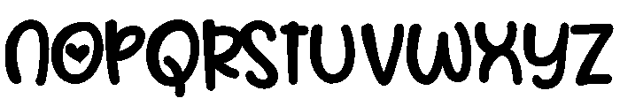 PN Overenamored Font LOWERCASE