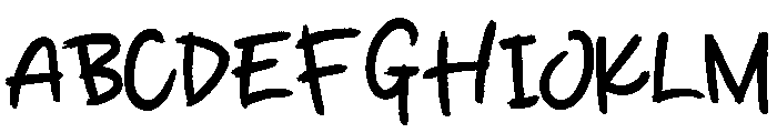 PN Paint Pot Font UPPERCASE