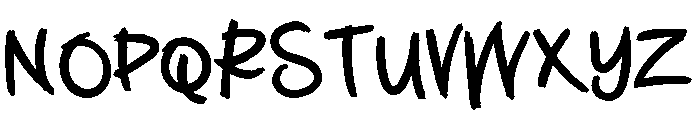 PN Paint Pot Font UPPERCASE