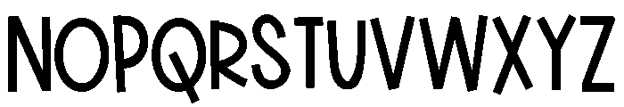 PN Pinewood Bold Font UPPERCASE