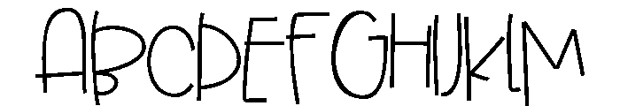 PN Platitude Font UPPERCASE