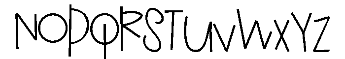 PN Platitude Font UPPERCASE