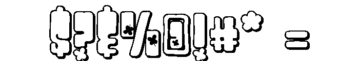PN Platonic Patty 3d Font OTHER CHARS