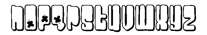 PN Platonic Patty 3d Font LOWERCASE