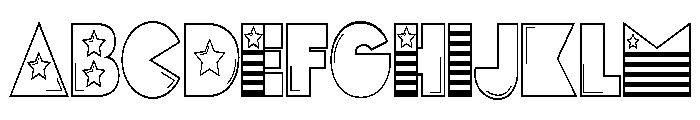 PN Pog Patriot Condensed Font UPPERCASE