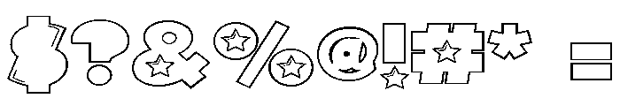 PN Pog Patriot Expanded Font OTHER CHARS