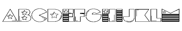 PN Pog Patriot Expanded Font UPPERCASE