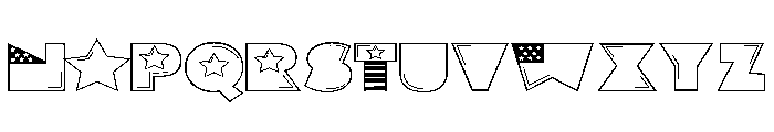 PN Pog Patriot Expanded Font LOWERCASE