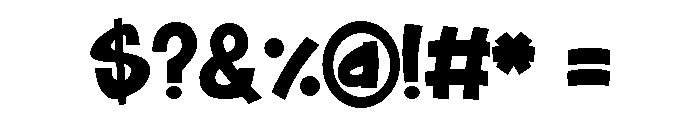 PN Power Play Condensed Font OTHER CHARS