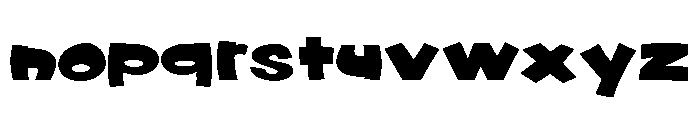 PN Power Play Expanded Font LOWERCASE