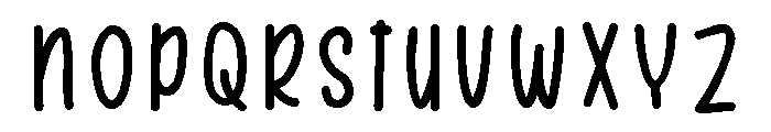 PN Princekin Bold Font LOWERCASE