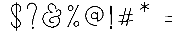 PN Princekin Light Font OTHER CHARS