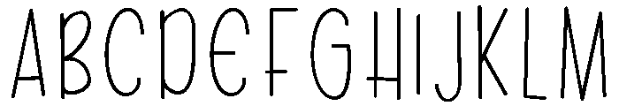 PN Princekin Light Font UPPERCASE