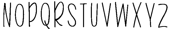 PN Princekin Light Font UPPERCASE