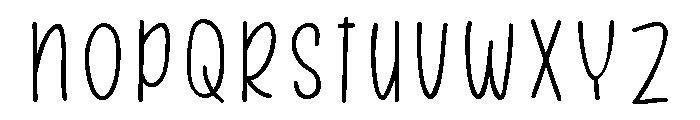 PN Princekin Light Font LOWERCASE