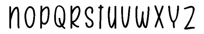 PN Princekin Font LOWERCASE