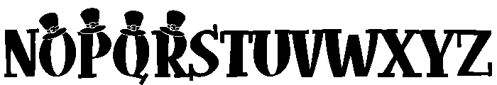 PN Pum Paddy Doo Font UPPERCASE
