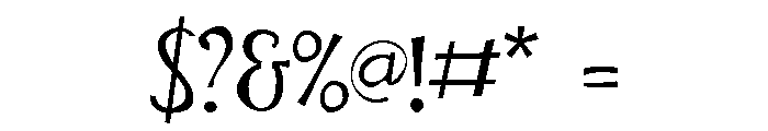 PN Quidger Light Font OTHER CHARS