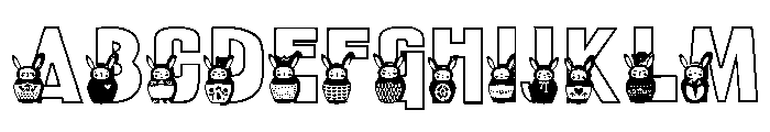 PN Rabbit Hollow Font UPPERCASE