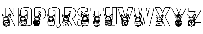 PN Rabbit Hollow Font UPPERCASE
