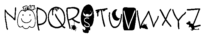 PN Ready For Halloween Condensed Font UPPERCASE