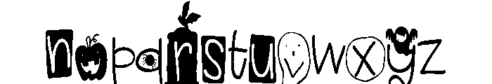 PN Ready For Halloween Condensed Font LOWERCASE