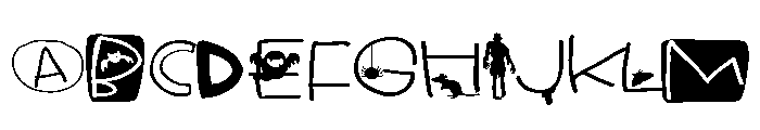 PN Ready For Halloween Expanded Font UPPERCASE