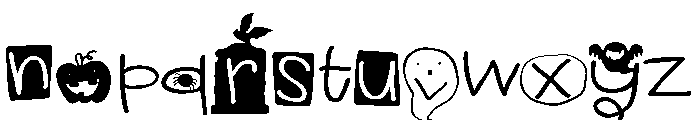 PN Ready For Halloween Expanded Font LOWERCASE