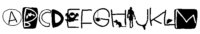 PN Ready For Halloween Font UPPERCASE