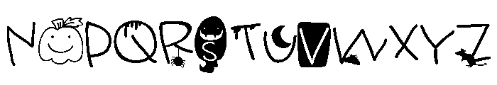 PN Ready For Halloween Font UPPERCASE