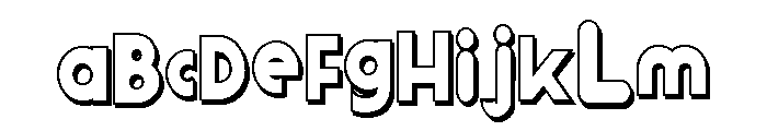 PN Robot Parts 3d Condensed FONT