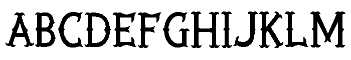 PN Rooster Font UPPERCASE