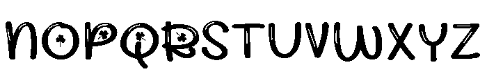 PN Sham-rockling Font UPPERCASE