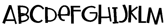 PN Shenanigan Bold Font UPPERCASE