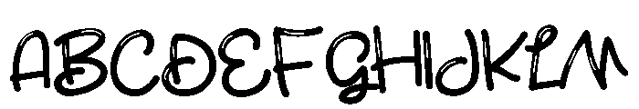 PN Spritzer Glow Font UPPERCASE