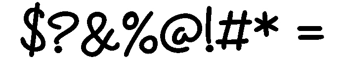 PN Spritzer Font OTHER CHARS