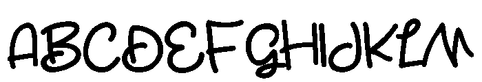 PN Spritzer Font UPPERCASE
