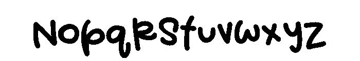 PN Spritzer Font LOWERCASE