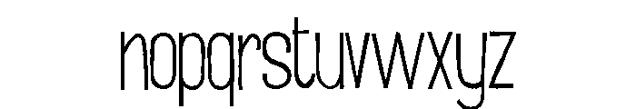 PN Stinkbomb Condensed Light Font LOWERCASE